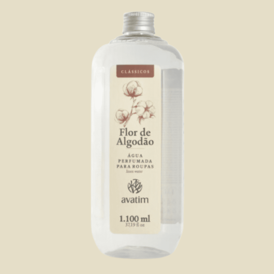 Água Perfumada para Roupas Flor de Algodão AVATIM 1100ml