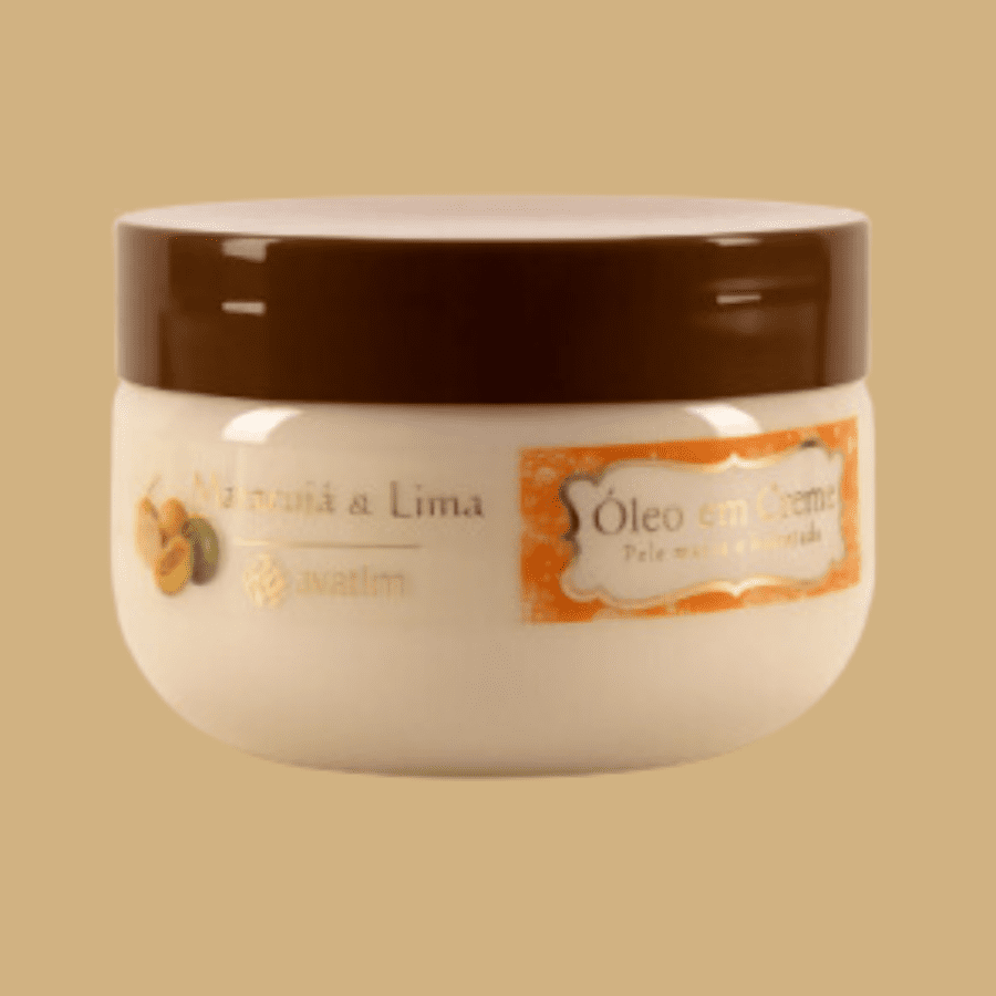 Óleo em creme maracujá e lima 300g AVATIM