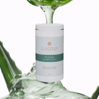 Aloegel 1kg – Gel Base com Aloe Vera 20% | Laszlo