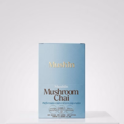 Caixa Sachê Mushroom Chai MUSHIN 10u