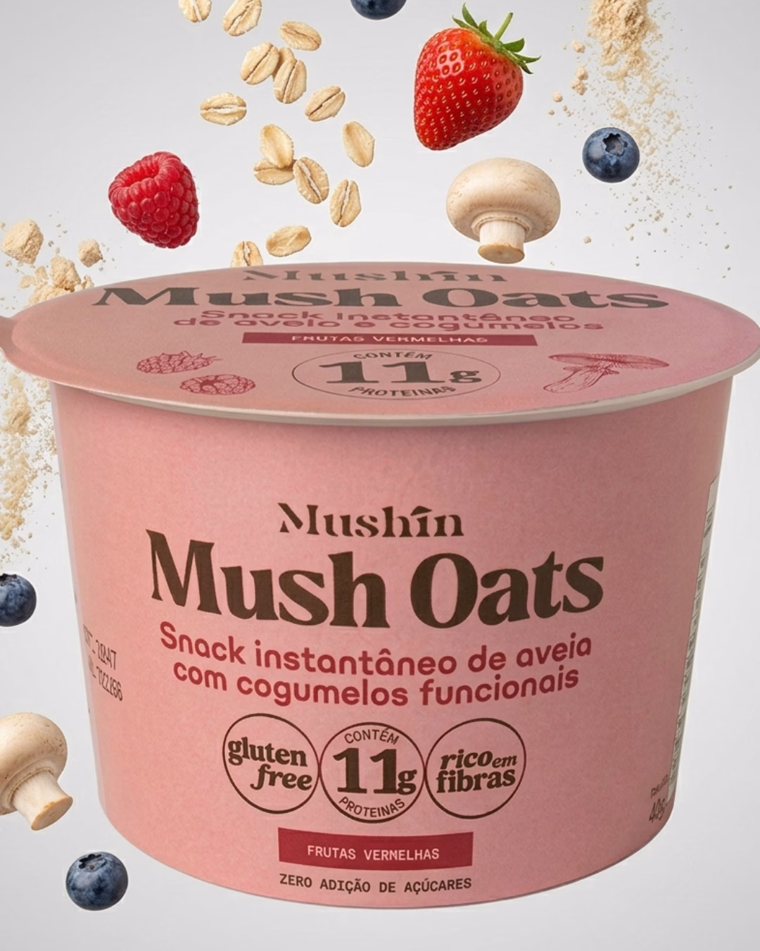 Mush Oats- Frutas Vermelhas